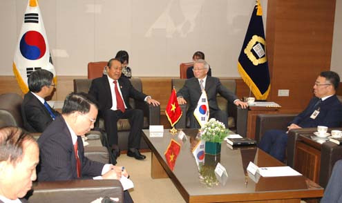 Bí thư Trung ương Đảng, Chánh án TANDTC Trương Hòa Bình thăm chính thức Hàn Quốc