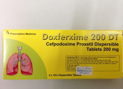 Đình chỉ lưu hành thuốc Doxferxime 200mg