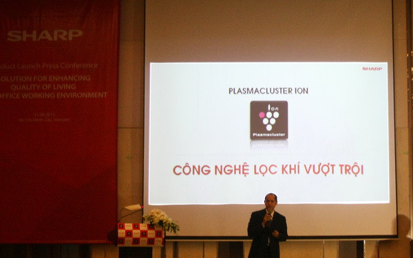 Sharp Việt Nam giới thiệu công nghệ lọc khí vượt trội PCI