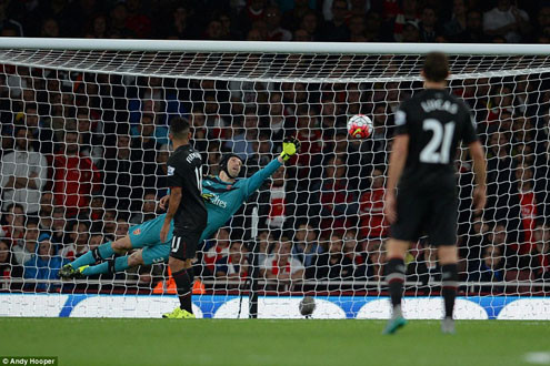 Arsenal cầm hoà Liverpool : Điểm mười cho Cech