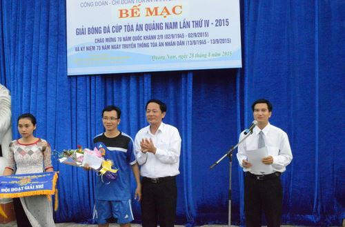 TAND tỉnh Quảng Nam tổ chức giải bóng đá thường niên lần thứ IV - 2015
