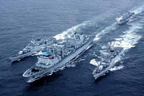 Tàu Hải quân Trung Quốc lần đầu xuất hiện ngoài khơi nước Mỹ