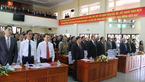 Chánh án TANDTC Trương Hòa Bình dự Lễ kỷ niệm 70 năm ngày Truyền thống tại TAND tỉnh Lâm Đồng