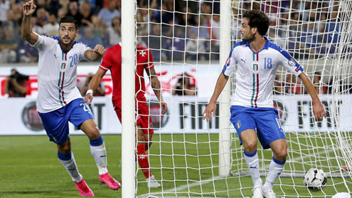 Vòng loại Euro 2016: Italia thắng chật vật; Hà Lan bại trận trước Iceland