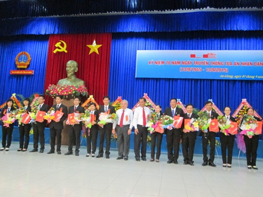 TAND TP. Hồ Chí Minh, An Giang và Tây Ninh kỷ niệm 70 năm ngày Truyền thống TAND