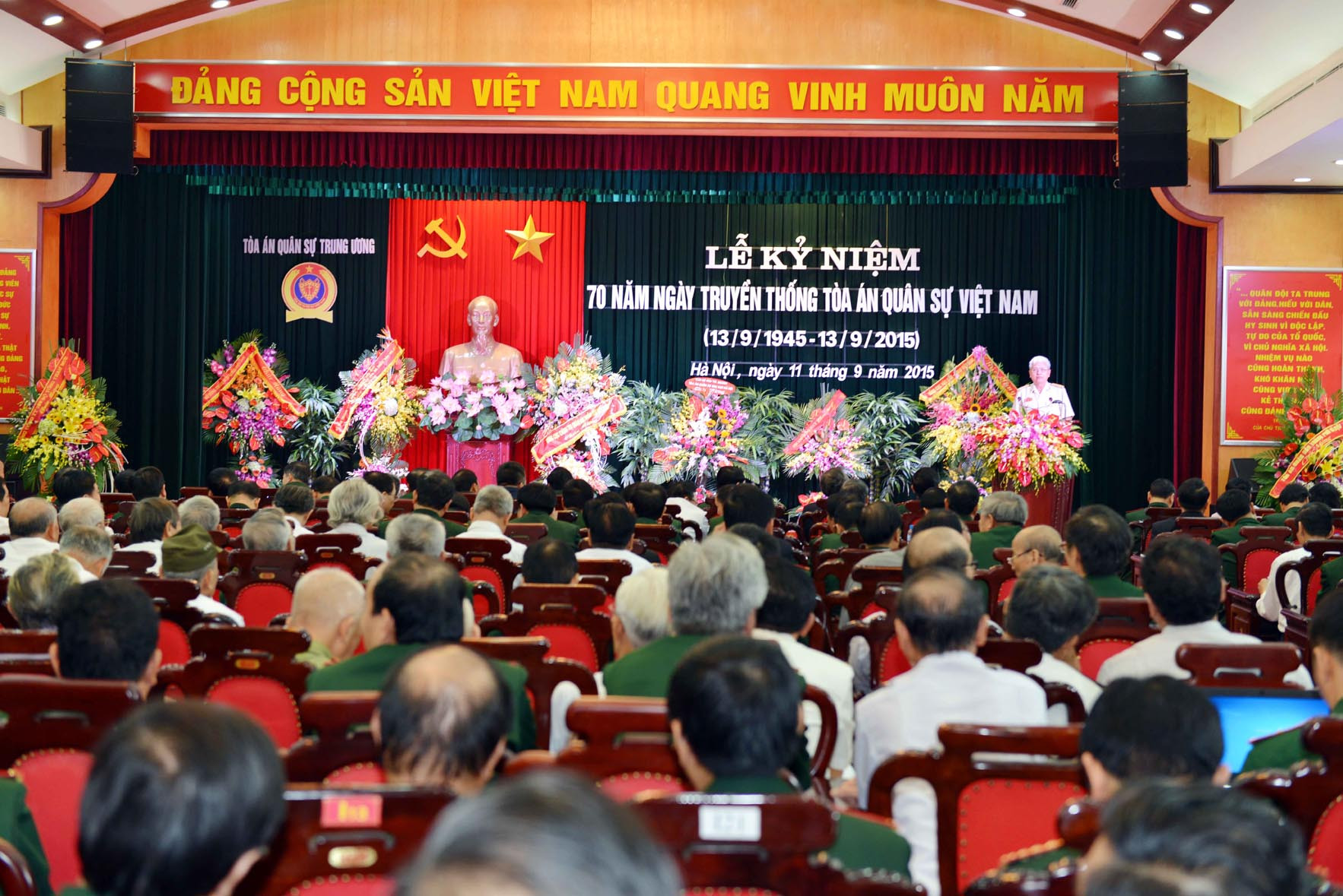 Kỷ niệm 70 năm ngày Truyền thống Tòa án quân sự Việt Nam