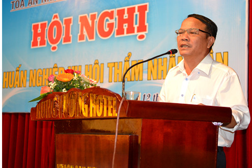 TAND tỉnh Quảng Ngãi tổ chức Hội nghị tập huấn công tác Hội thẩm nhân dân đợt 2