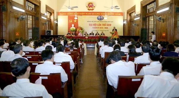 Đại hội Đảng bộ TANDTC nhiệm kỳ 2015-2020: Phát huy sức mạnh đoàn kết, nâng cao năng lực lãnh đạo, xây dựng Đảng bộ trong sạch, vững mạnh