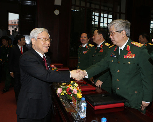 Tổng Bí thư dự và phát biểu chỉ đạo Đại hội đại biểu Đảng bộ Quân đội lần thứ X