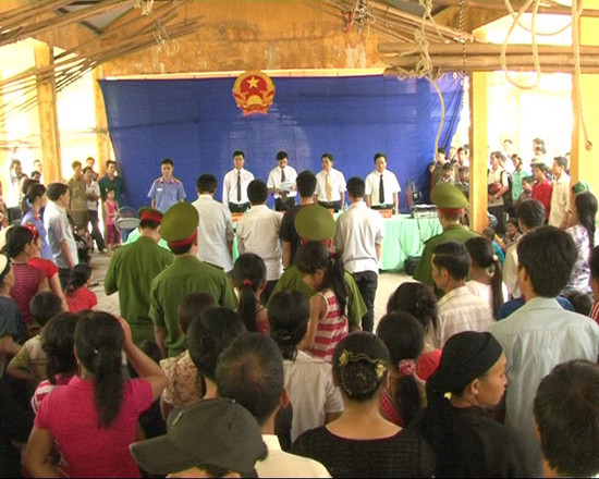 TAND huyện Quang Bình đẩy mạnh phong trào học tập và làm theo lời Bác