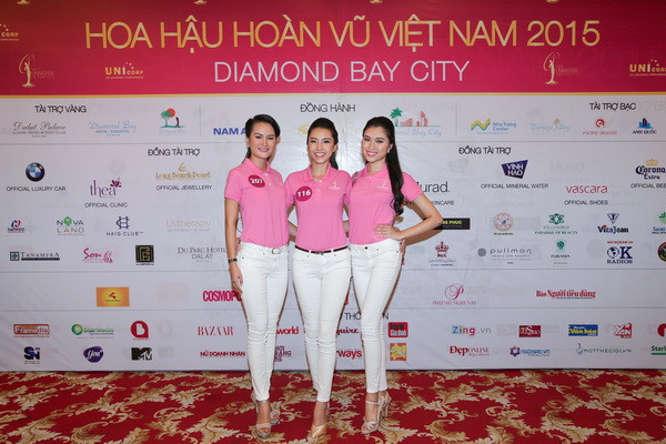 Thí sinh Hoa hậu Hoàn Vũ Việt Nam 2015 sẵn sàng cho đêm chung kết 