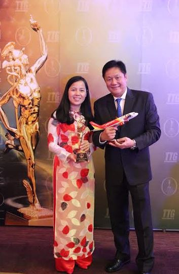 Vietjet nhận giải thưởng “Hãng hàng không chi phí thấp tốt nhất châu Á” năm 2015