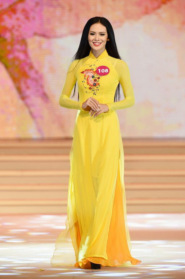 Hé lộ trang phục áo dài của thí sinh Hoa hậu Hoàn Vũ trong đêm chung kết