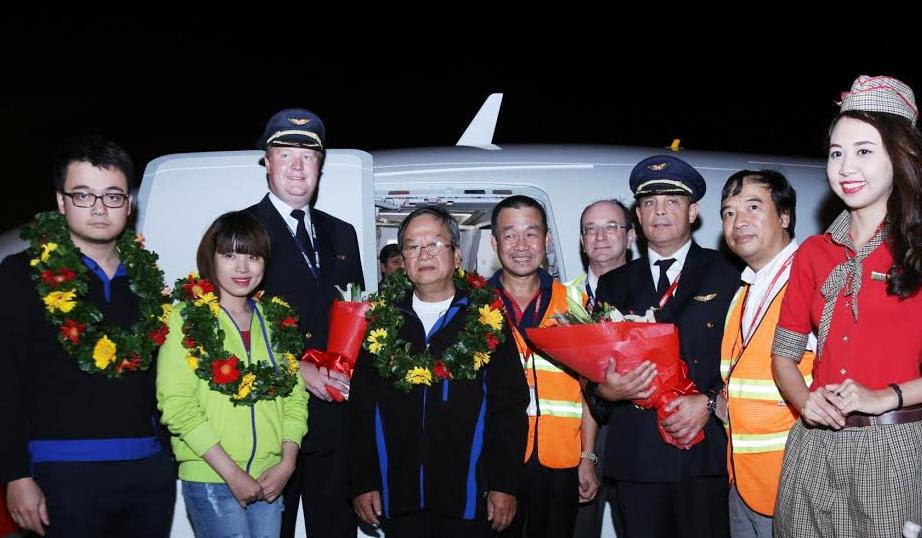 Vietjet chào đón đoàn khách SkyBoss về từ châu Âu cùng tàu bay thứ 28