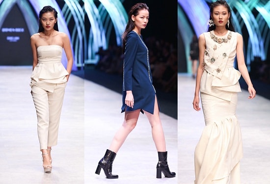 Giao Linh mang 1.000 viên ngọc trai lên sàn catwalk