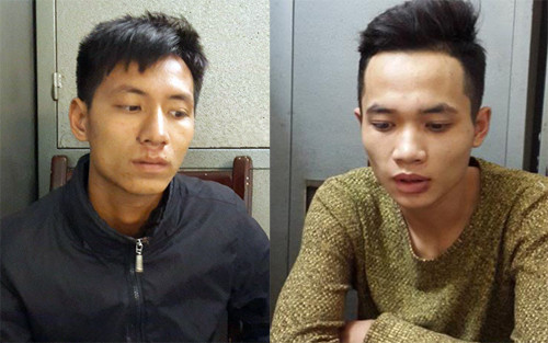 Hai thanh niên 6 lần giật dây chuyền vàng ở Hà Nội