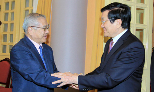 Chủ tịch nước tiếp Đoàn đại biểu Hội hữu nghị Nhật-Việt vùng Kansai 