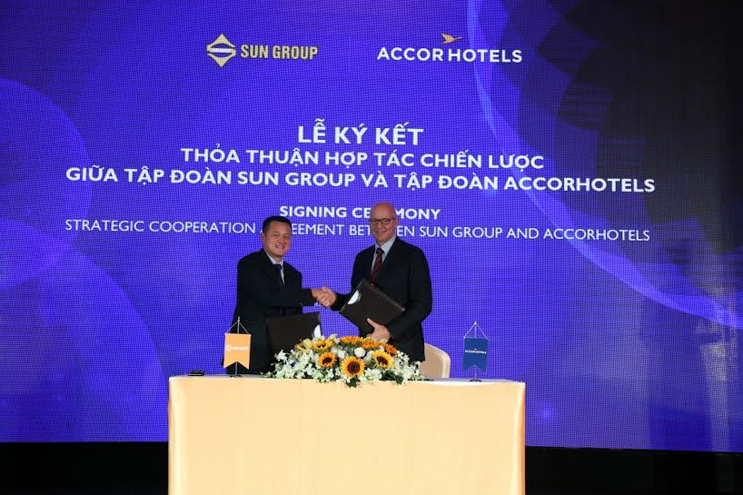 Tập đoàn Sun Group hợp tác chiến lược với Tập đoàn quản lý khách sạn hàng đầu thế giới Accorhotels