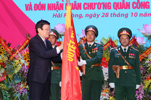 Chủ tịch nước trao Huân chương Quân công hạng Nhất cho Lực lượng vũ trang Quân khu 3 