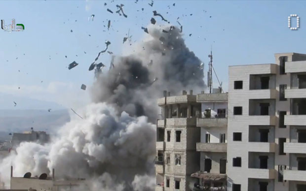 Nga phản đối dự thảo nghị quyết cấm sử dụng bom thùng tại Syria