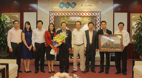 Thường trực Tỉnh ủy Quảng Bình làm việc tại Tập đoàn FLC