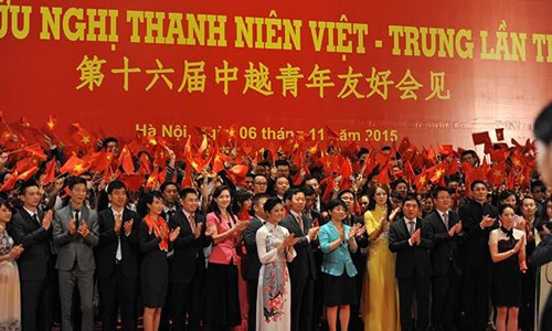 Tổng Bí thư Việt Nam- Trung Quốc gặp gỡ thanh niên hai nước - ảnh 2