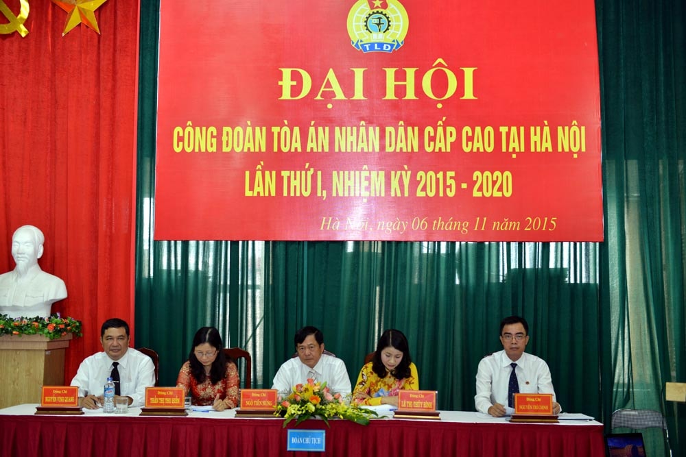 TAND cấp cao tại Hà Nội tổ chức Đại hội Công đoàn nhiệm kỳ 2015-2020