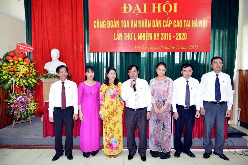 TAND cấp cao tại Hà Nội tổ chức Đại hội Công đoàn nhiệm kỳ 2015-2020