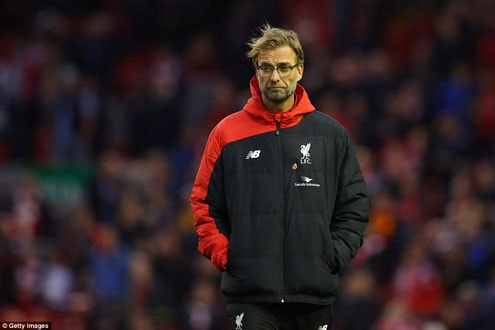 Liverpool thất bại và nỗi cô đơn của HLV Jurgen Kloop