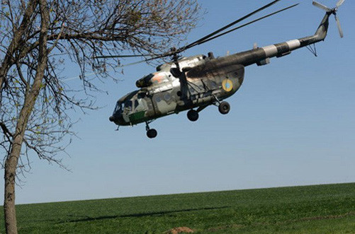 Máy bay trực thăng Ukraine rơi, 6 người thiệt mạng