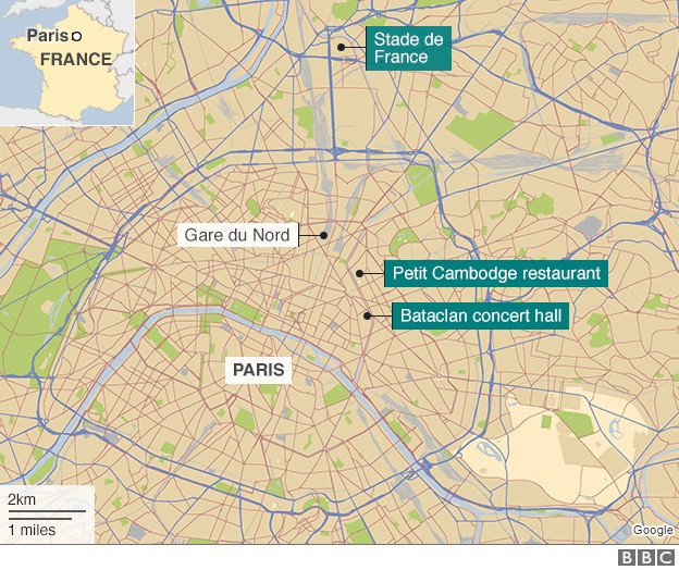 Nóng: Đánh bom, nổ súng liên hoàn tại Paris vì 