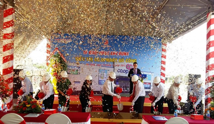Saigon Co.op khởi công xây dựng siêu thị Co.opmart Gò Công