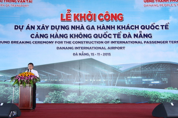 Cảng hàng không quốc tế Đà Nẵng khởi công dự án Xây dựng nhà ga hành khách quốc tế
