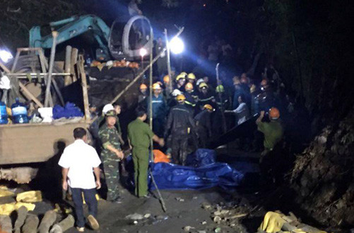 Hoà Bình: Tìm thấy thi thể một nạn nhân trong vụ sập hầm than