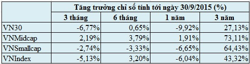 Bộ chỉ số ngành HOSE-Index theo chuẩn phân ngành GICS