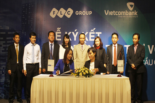 Vietcombank - Tập đoàn FLC ký hợp đồng tài trợ vốn cho dự án FLC Twin Towers