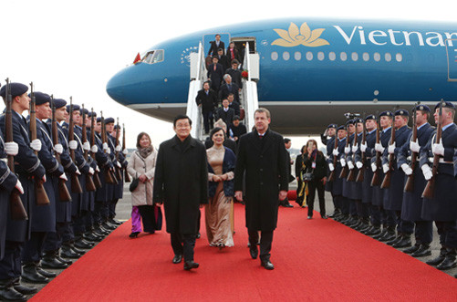 Chủ tịch nước Trương Tấn Sang thăm CHLB Đức 