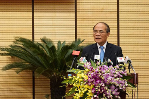 Chủ tịch Quốc hội: Hà Nội phải đi đầu trong việc phát huy vùng kinh tế Thủ đô