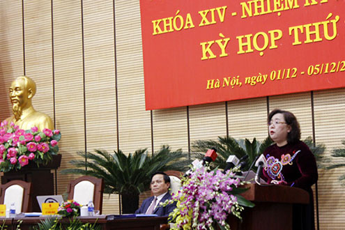 Khai mạc kỳ họp thứ 14 HĐND TP Hà Nội khóa XIV