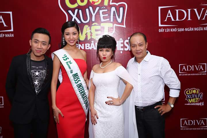Á hậu 3 Hoa hậu quốc tế Thúy Vân bất ngờ ngồi ghế nóng Cười xuyên Việt