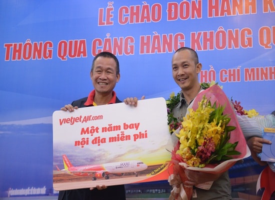 Vietjet tặng quà “Một năm bay miễn phí” cho hành khách may mắn