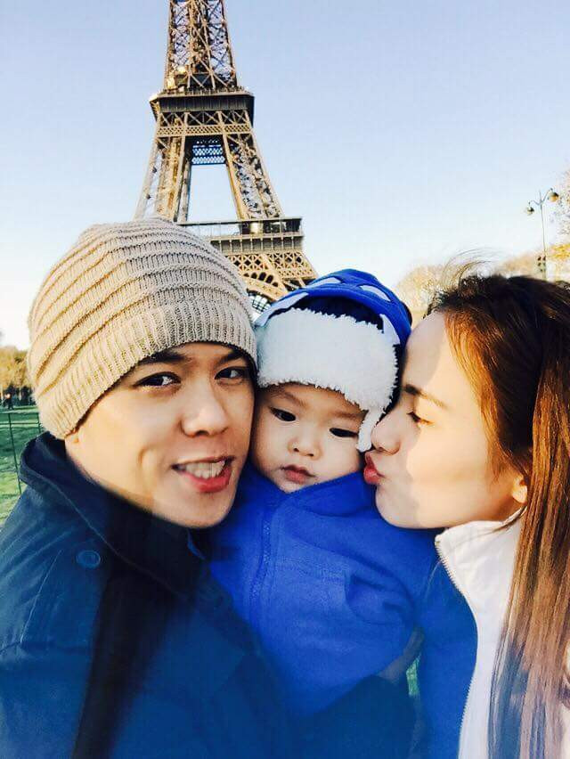 Gia đình Hoa hậu Diễm Hương khoe ảnh ngọt ngào tại Pháp