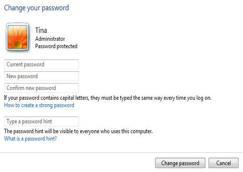 Thay đổi mật khẩu cho máy tính và các thiết bị di động