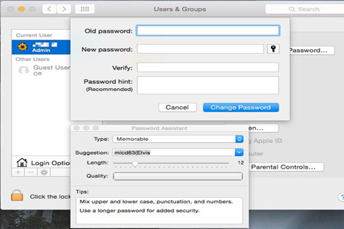 Thay đổi mật khẩu cho máy tính và các thiết bị di động