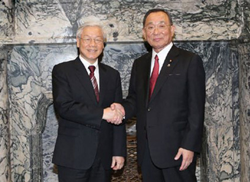 Chủ tịch Thượng viện Nhật Bản bắt đầu thăm chính thức Việt Nam 