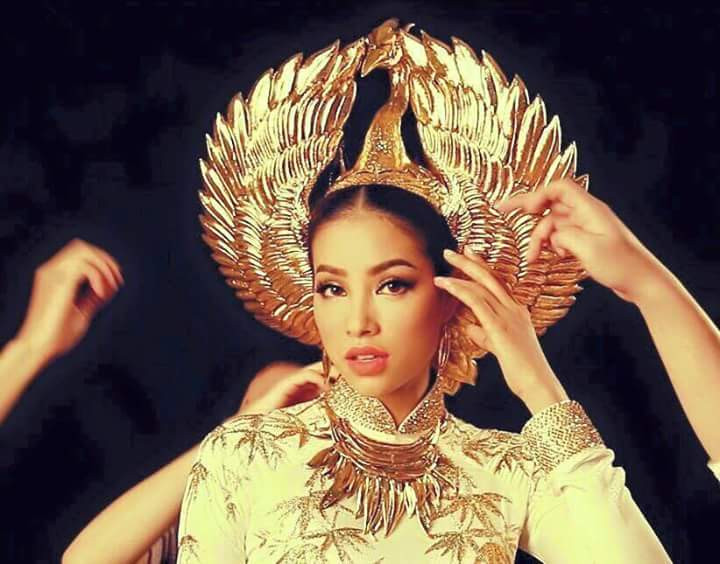 Hé lộ quốc phục của Phạm Hương tại Miss Universe 2015