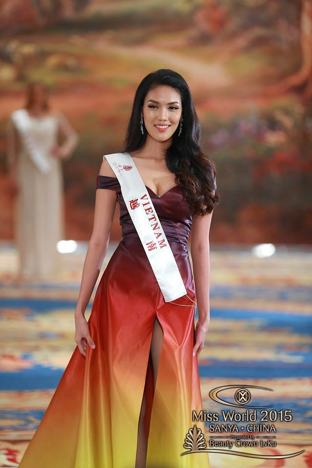 Thành tích đầu tiên của Lan Khuê tại Miss World 2015