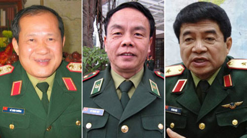 Trao quyết định thăng cấp hàm Thượng tướng cho 3 sĩ quan quân đội