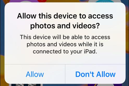 Nhập hình ảnh và video từ iPhone hoặc iPad vào Windows