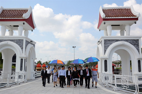 Đại sứ Ấn Độ và Hàn Quốc tại Việt Nam tham quan Asia Park